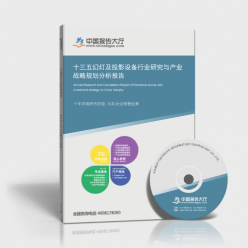十三五期間幻燈及投影設(shè)備行業(yè)研究與產(chǎn)業(yè)戰(zhàn)略規(guī)劃分析報(bào)告——基于銷售視角的洞察
